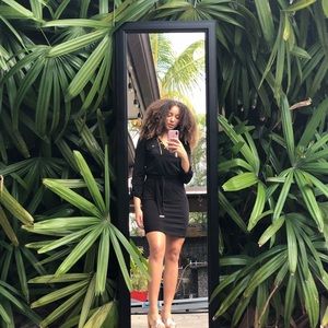 Michael Kors Black Lace-up Dress